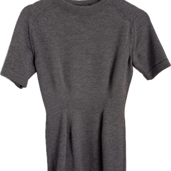 Salvatore Ferragamo Sweaters - Salvatore Ferragamo Charcoal Knit Sweater 100% fleece wool vintage medium